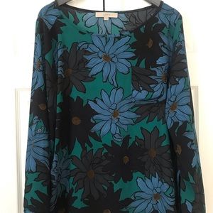 LOFT floral blouse